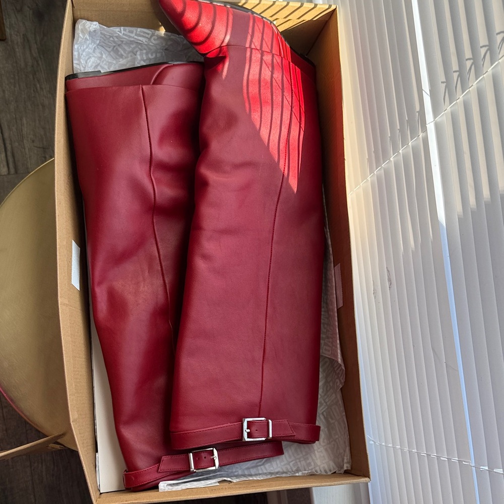 Steve Madden Corenne Red Leather Shoes